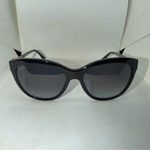 Bulgari Black and Gold Women's Sunglasses